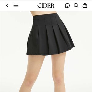 Cider pleated mini skirt
